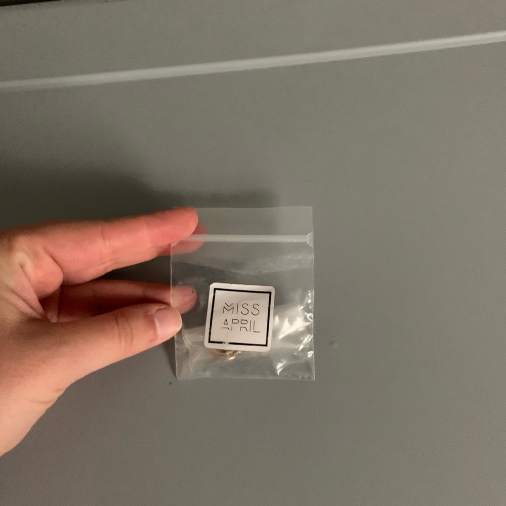 FREE W/ PURCHASE Miss April monkey stud earrings